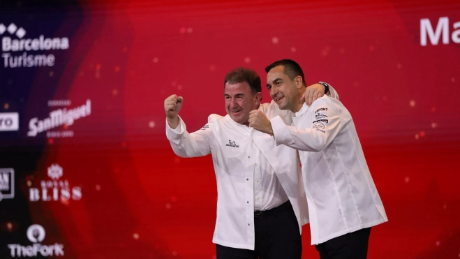 Lasarte conserva sus tres estrellas en la Gala Michelin España 2024 / Gala Espín