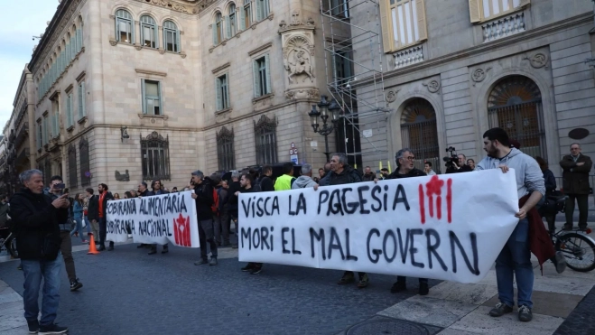 Huelga de agricultores en Barcelona / GALA ESPÍN