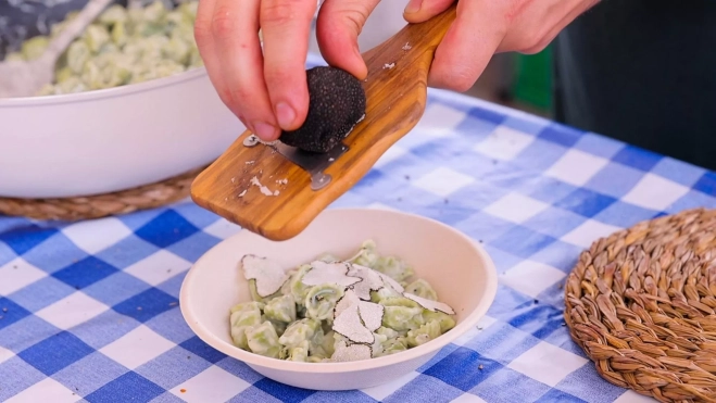 Platos de pasta con trufa en el festival Taste-It / Foto cedida