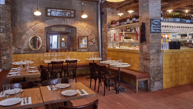 Interior del Cafè de l'Acadèmia (Barcelona) / Foto cedida