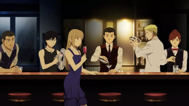 Fotograma del anime 'Bartender: Glass of God' / Foto: Reddit