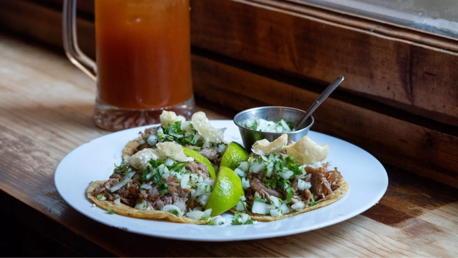 Tacos en La Pachuca (Barcelona) / Foto: Txaber Allué