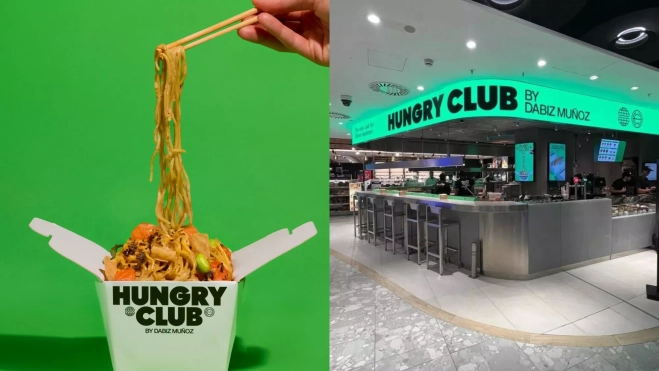 Ramen seco y el restaurante Hungry Club en el aeropuerto de Madrid / Foto cedida