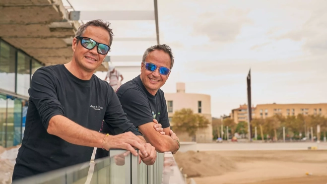 Los hermanos Torres en el Balcó Gastronòmic del Port Olímpic (Barcelona) / Foto cedida