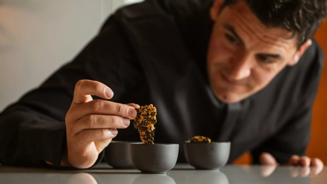 El chef Óscar Molina del restaurante La Gaia (Ibiza) / Foto cedida