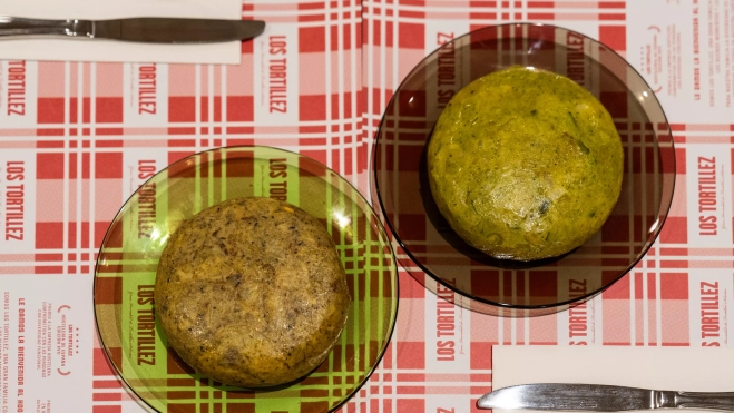 Las tortillas individuales de Los Tortillez en Sant Antoni (Barcelona) / GALA ESPÍN