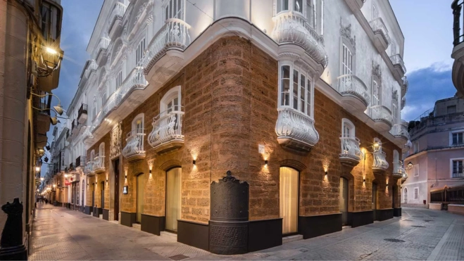 El hotel Áurea Casa Palacio Sagasta de Cádiz / Foto cedida