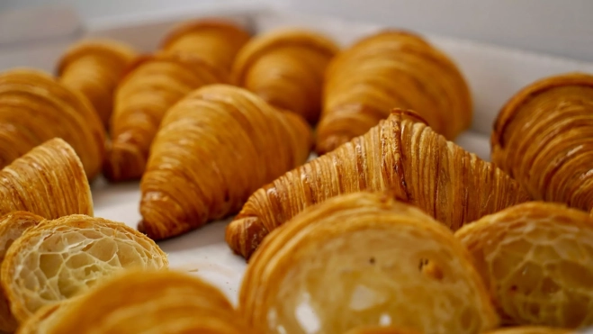 Croissants presentados al concurso de Mejor Croissant Artesano de España 2024 / GALA ESPíN