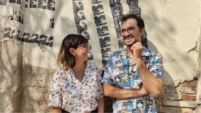 Sandra Lozano y Robert Ruiz, responsables del pódcast 'Gastromovidas' / Instagram