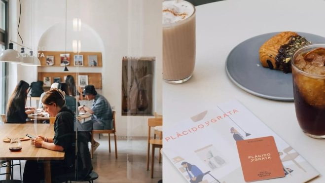 Desayunos en la cafetería del hotel Plácido y Grata / Instagram