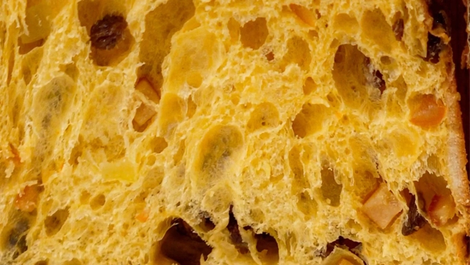 Interior del 'panettone' de la pastelería Mervier Canal / Txaber Allué