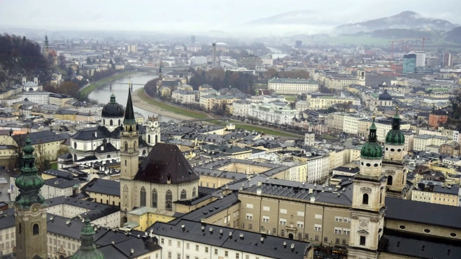 Panorámica de Salzburgo desde la fortaleza Hohensalzburg / ©Yolanda Cardo