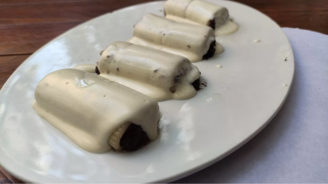 Los canelones de butifarra negra del restaurante Semproniana (Barcelona) / Cedida