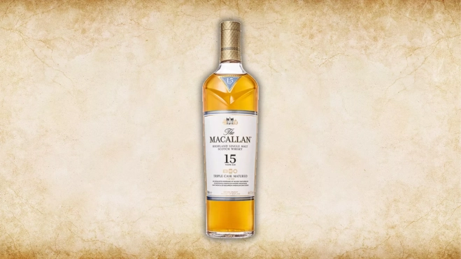 Whisky The Macallan Triple Cask 15 años / Web / Hule y Mantel