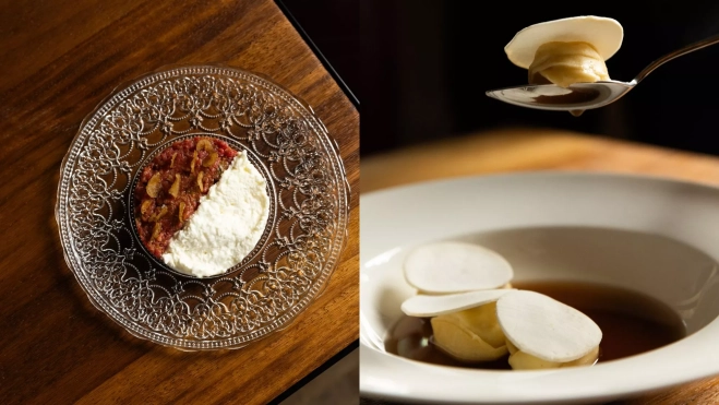 Platos del restaurante Dantte (Madrid) / Cedida