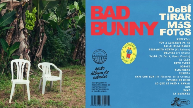 El álbum ‘Debí tirar más fotos' de Bad Bunny / Instagram